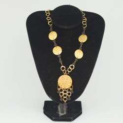 Collier en cuivre doré artisanal Collier en cuivre doré artisanal